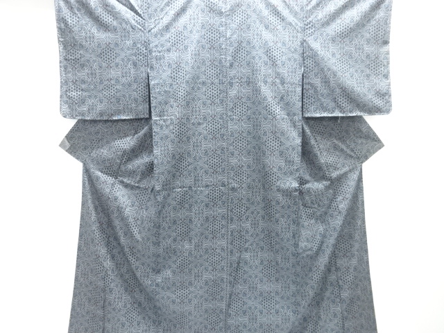 JAPANESE KIMONO / NISHIJIN DENSHO TSUMUGI / ENSEMBLE / WOVEN FLOWER CREST